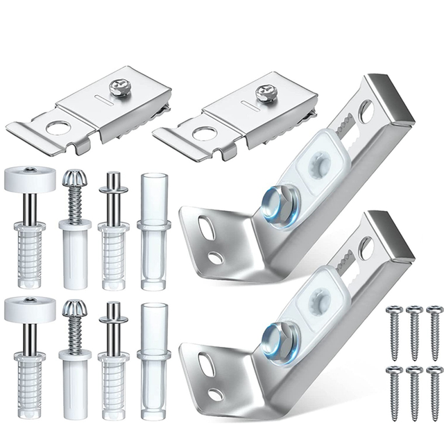 Bifold Door Hardware Kit, 2 Pack Repair Replacement Parts for Bi-Fold Sliding Closet