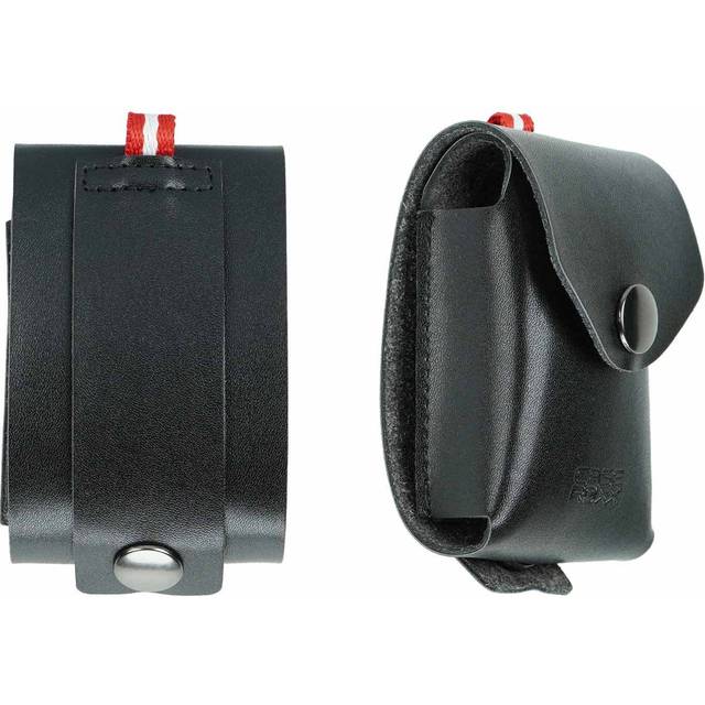 Caseroxx leather case for boss / res.q – belt clip & carabiner hook, black