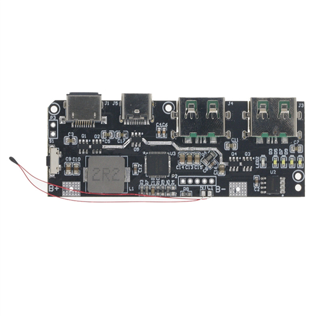 QC4.0/3.0 LED Dual USB 5V Mobile Power Bank 18650 Charging Module, B
