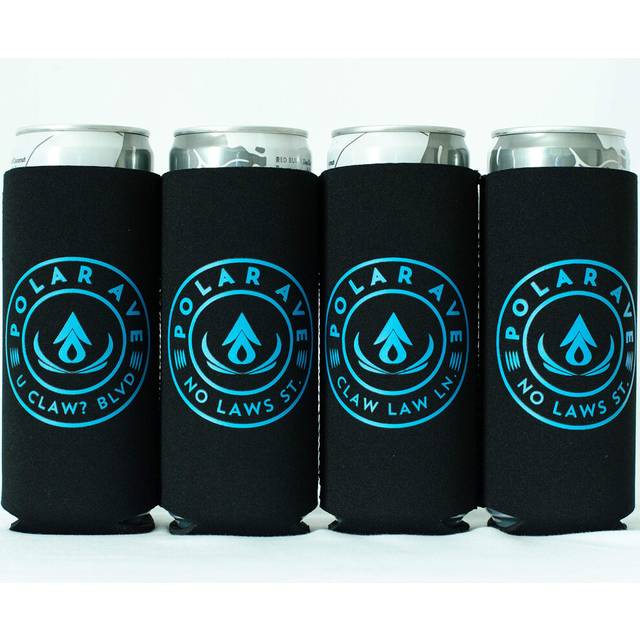 (4 Pack | All Black with sayings) Neoprene Slim Can Cooler Sleeve for White Claw - 12  oz Tall Cans Iced Coffee  Michelob Ultra  Red Bull  Spiked Selt