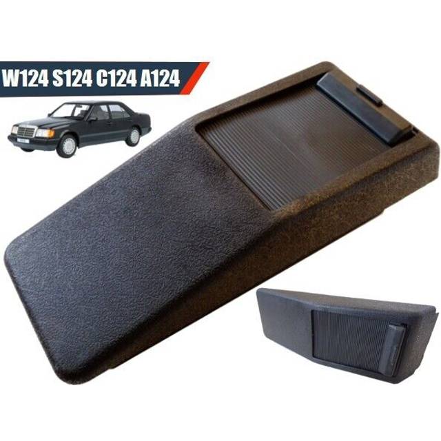 Center storage box compartment black for mercedes w124 s124 c124 a124 85-95