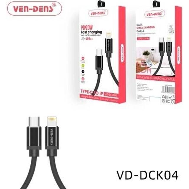 Ven-dens vd-dck04 type-c to iphone fast charging data cable 1.5m