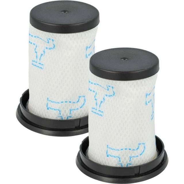 Vhbw - 2x Separator Filter compatible with Rowenta Air Force Flex RH9590 Vacuum Cleaner - Replacement Filter, Washable, Black/Blue White