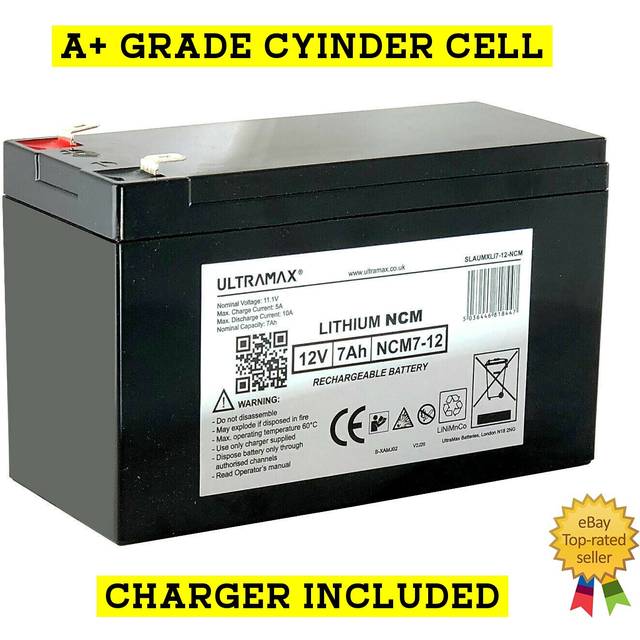Csb gp 1272 f1 (gp1272f1) replacement rechargeable lithium ion battery 12v 7ah