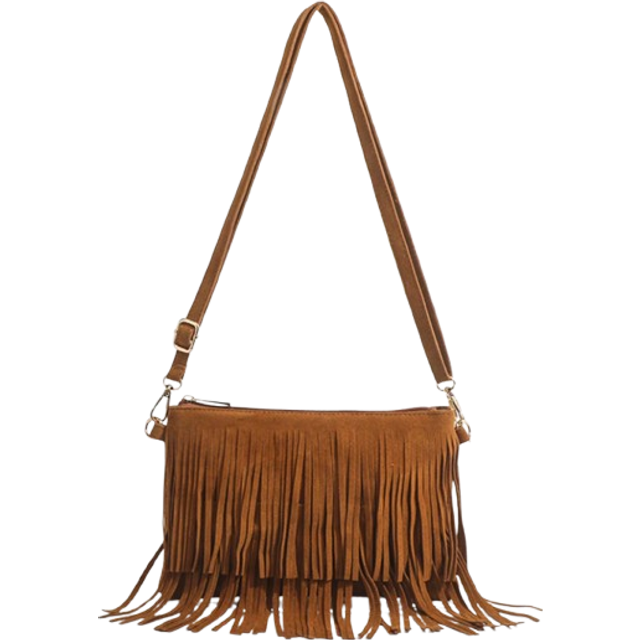 SHEIN 1pc Solid Color Vintage Style Leisure Small Crossbody Bag For Girls With Tassel Detail, Suitable For 14-16 Year Old Girls, Students, School, Daily Out