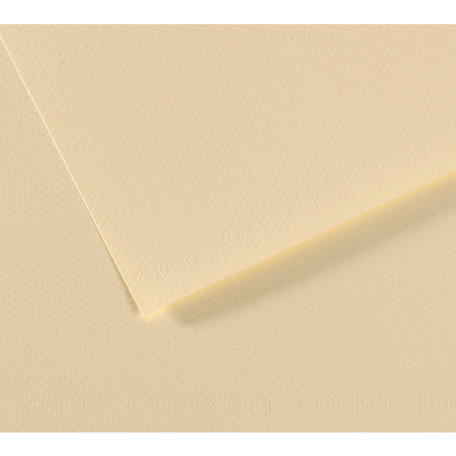 Canson Mi-teintes Färgat Papper 50x65cm 160 Gram, Citronelle