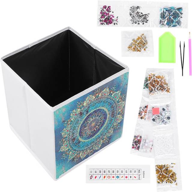 Diamond Painting Kit Adults Crystal Rhinestones 5D DIY Home Wall Decor Foldable Storage Box