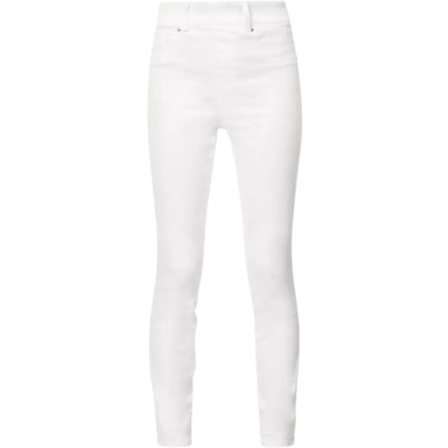 Spanx Womens White Ankle Skinny High-rise Stretch-denim Jeans S - WHITE