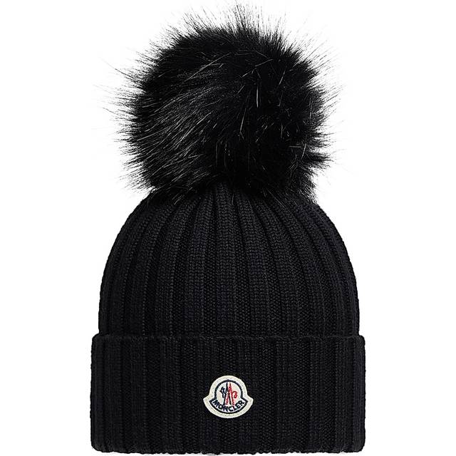Bonnet en laine avec pompom - TU