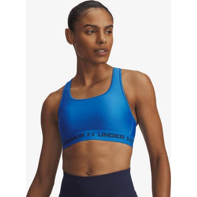 Armour® Mid Crossback Women's Sports Bra Blue Atlantis / Washed Navy XL