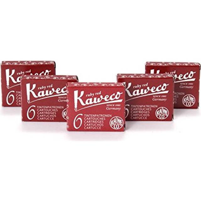 Kaweco Fountain Pen Ink Cartridges short  Ruby Red (Red)  30 pc.