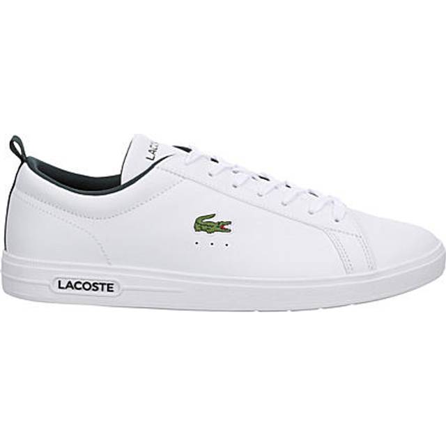 Lacoste court base 224 1 sma mens white leather lifestyle trainers shoes