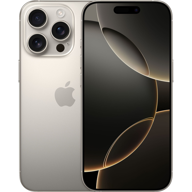 APPLE iPhone 16 Pro - 512 GB, Natural Titanium, Silver/Grey
