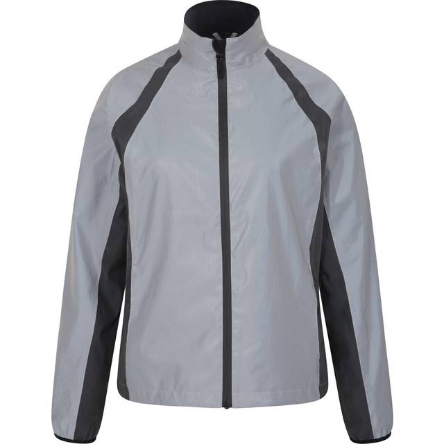 Mountain Warehouse Womens/Ladies Shine Reflective Waterproof Jacket (Silver) - Size 14 UK
