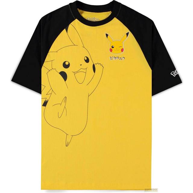Pokémon - gaming T-Shirt - Pikachu - Oversized - S to XXL - for Men - yellow