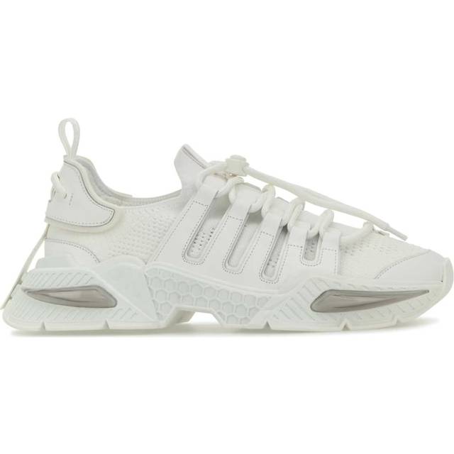 Dolce & Gabbana Mixed-material Airmaster Sneakers - Woman Sneakers White Fabric 40