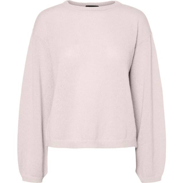 Pieces – Rosa, stickad pullover