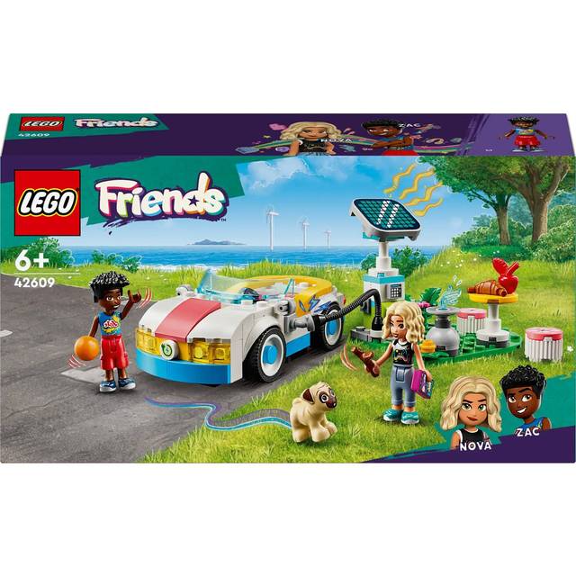 LEGO Friends - Electric Car and Charger - Building & Construction for Ages 6 to 11 - Fat Brain Toys