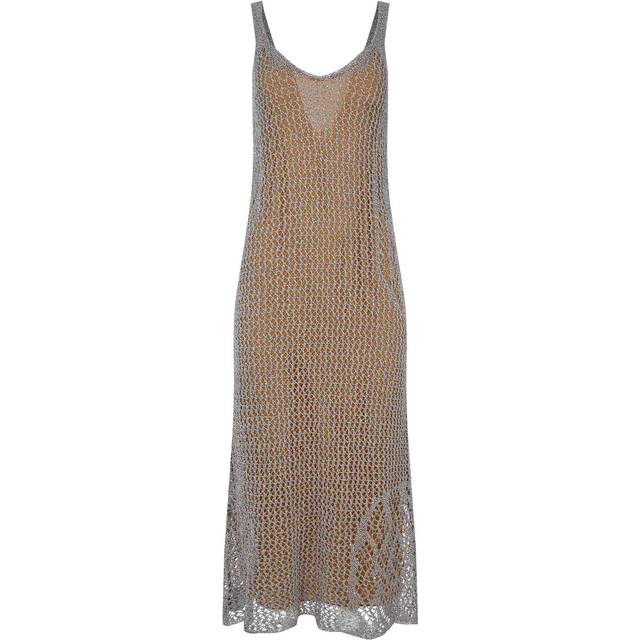 Pinko, Robe sirène ajourée à paillettes, Multi. blanc/noir, XXS - Multi.blanc/noir