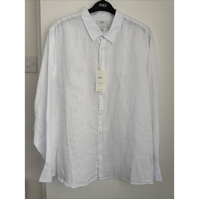 Marks and spencer men’s pure linen shirt size 3xl