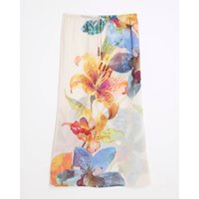 River Island Womens Multi Colour Tropical Print Maxi Beach Skirt - XS