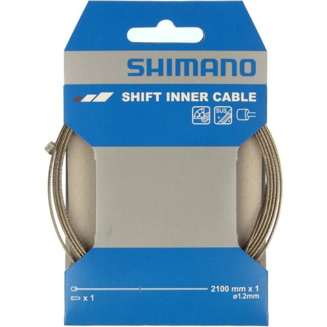 Shimano Växelvajer Racer/MTB Rostfri - Grå