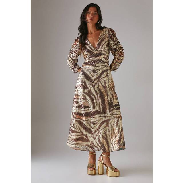 Warehouse zebra dress womens occasion dresses