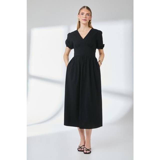 Debenhams black fit & flare dress womens casual dresses