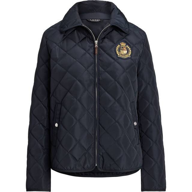 Veste matelassée droite - Bleu - M