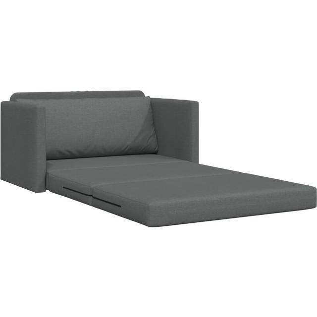 vidaXL Sofa Bed Dark grey 124 x 71 x 78 cm Fabric