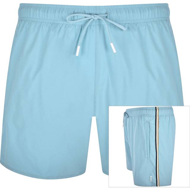 Men's BOSS Orange Iconic Mens Swim Shorts - Blue - Size: 35/34/32