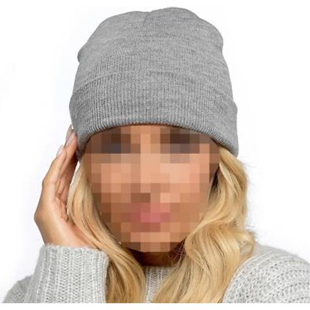 A2z ladies hat plain thermal knit cuffed beanie hats winter warm cozy women caps