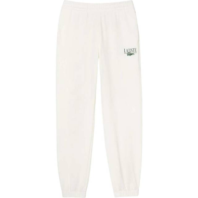 (8 UK, Cream) Lacoste Womens/Ladies Straight Leg Jogging Bottoms