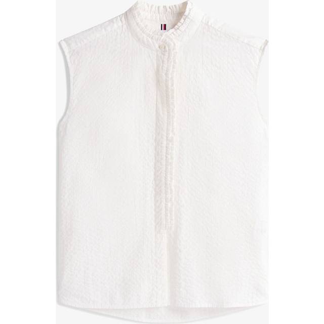 Tommy Hilfiger Seersucker Sleeveless Top, White