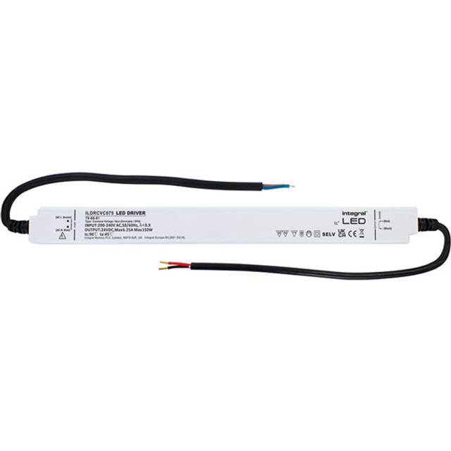 Integral Long & Slim LED Driver 150W 24V DC Constant Voltage