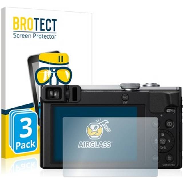 3x glass screen protector for panasonic lumix dmc-tz70 protective glass
