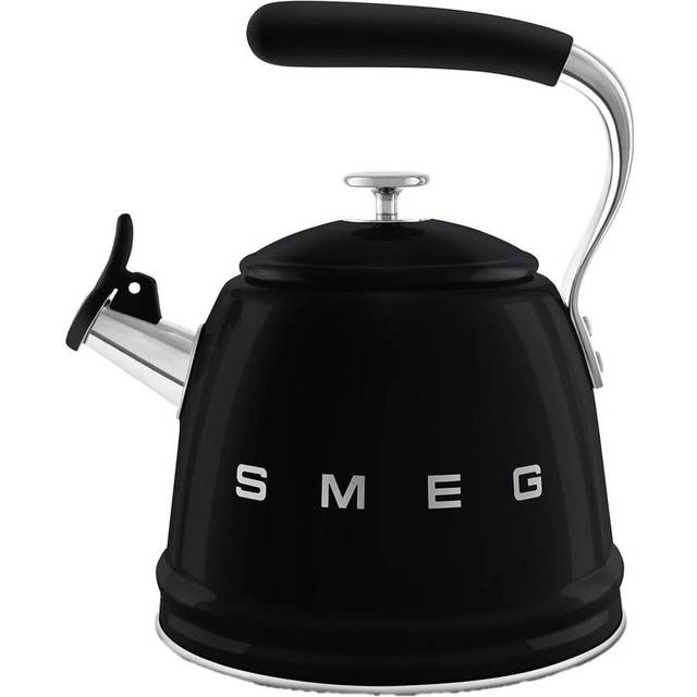 Smeg WKF01BL 50's Retro Style Whistling Kettle - Black
