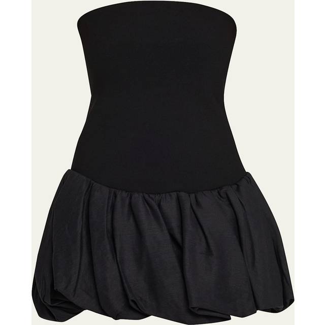 Pollie Strapless Mini Bubble Dress - BLACK - X-Large