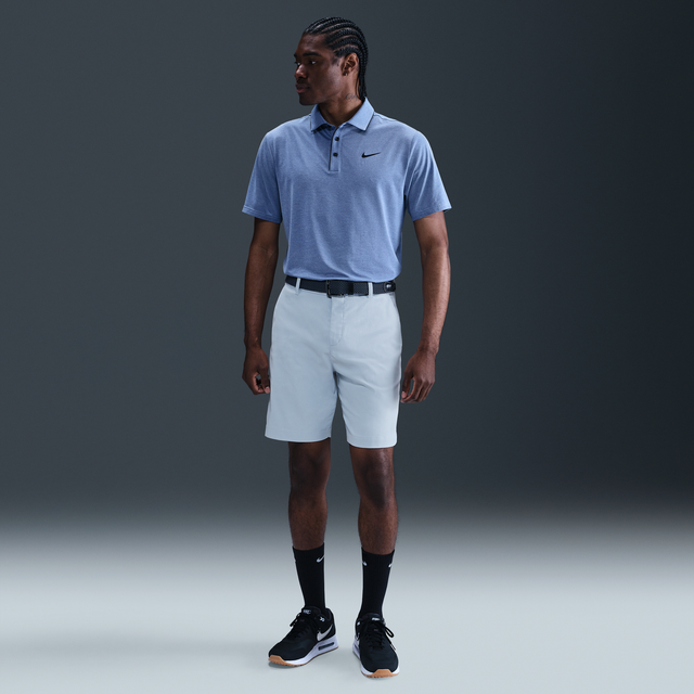 Nike Tour Men's 20cm (approx.) Chino Golf Shorts - Blue - Polyester - UK 38