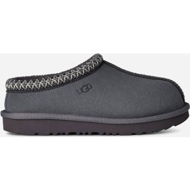 UGG® Tasman II for Kids in Grey, Size 12K, Suede/Polyester/Wool - Obsidian