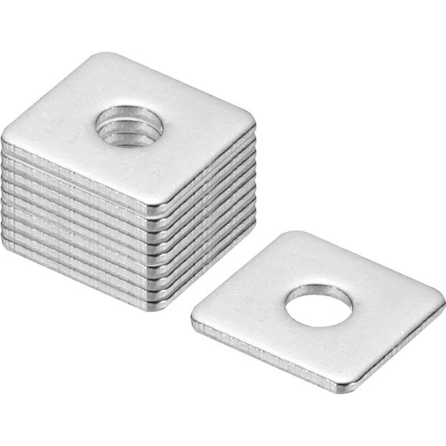 M3x10x1mm square washers, 24pcs square bearing plate washers stainless steel