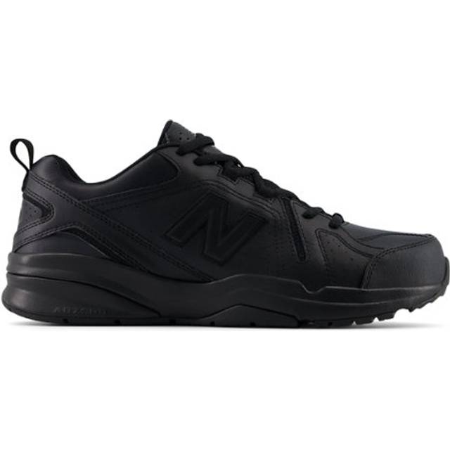 New Balance for woman. WX608V5 Leather Sneakers 608v5 black (38 D), Flat, Laces, Casual