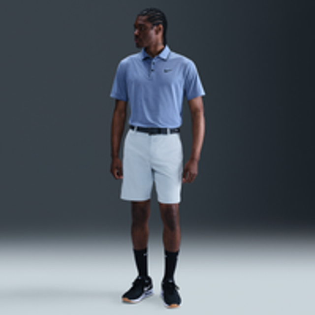 Nike Tour Men's 20cm (approx.) Chino Golf Shorts - Blue - Polyester - UK 34