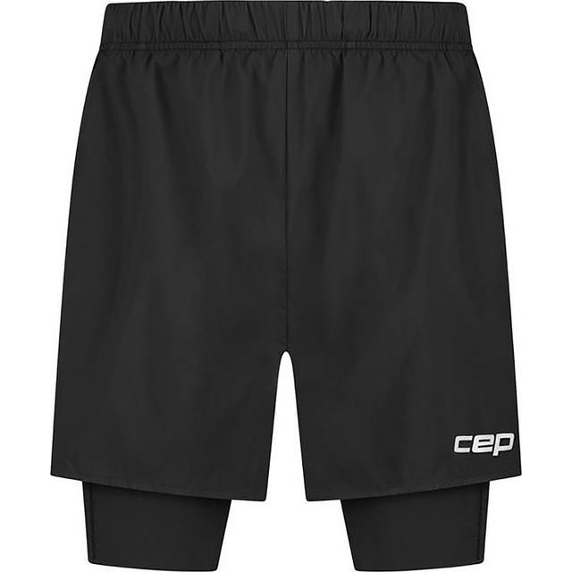 2 in 1 shorts CEP Compression Core Run - Noir