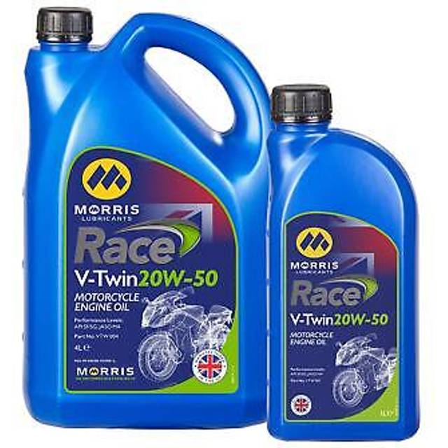 MORRIS V-Twin 20W-50 Racing Mineral Engine Oil for Harley Davidson JASO MA 5L