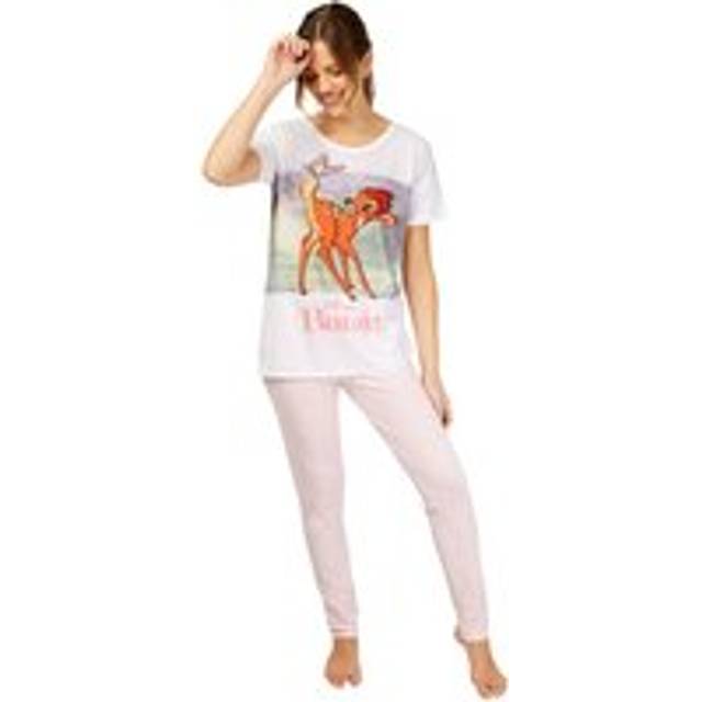 Ladies Bambi Pyjamas Polka Dot PJ Bottoms - Pink - XL