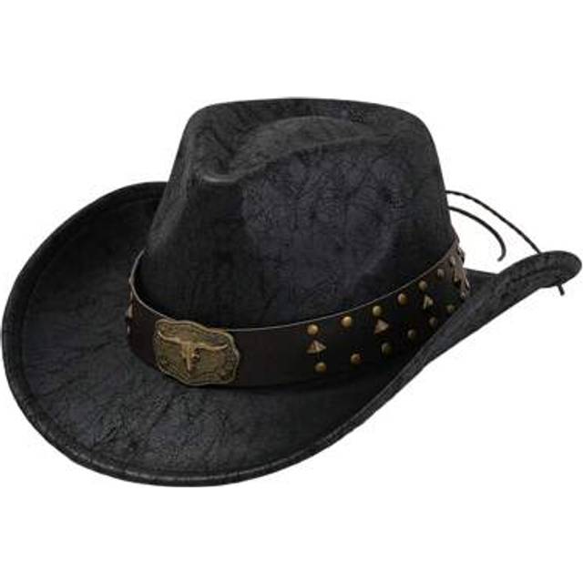SHEIN 1PC Western Fashion Denim Hat, Women&#39;s Wide-Brimmed Denim Hat With Bull Head Decoration, Suitable For Daily Use, Mountain Climbing, Hiking, Festival P