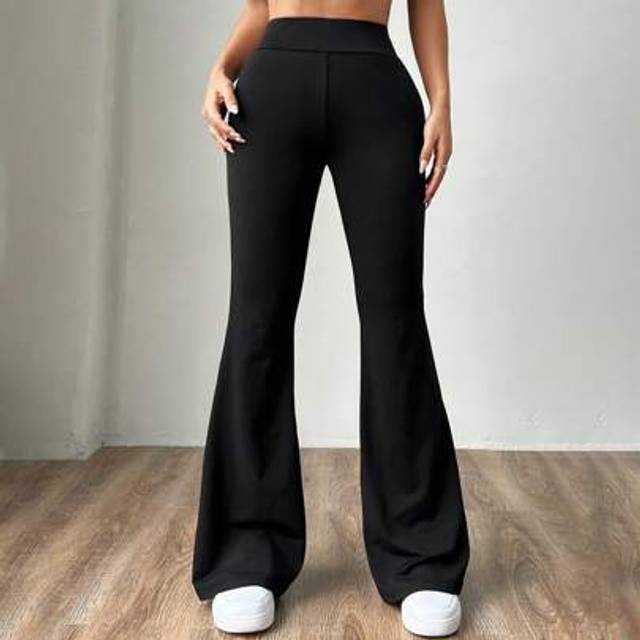 SHEIN Women&#39;s Yoga Pants High Waist Stretch Pants Tummy Control Workout Pants