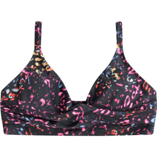 (6 UK, Jet Black) Animal Womens/Ladies Bondi Wrap Bikini Top