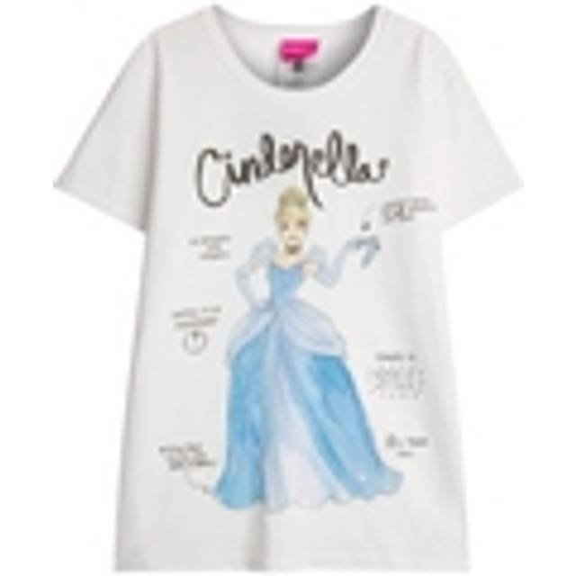 (7-8 Years, White) Disney Girls Short-Sleeved T-Shirt